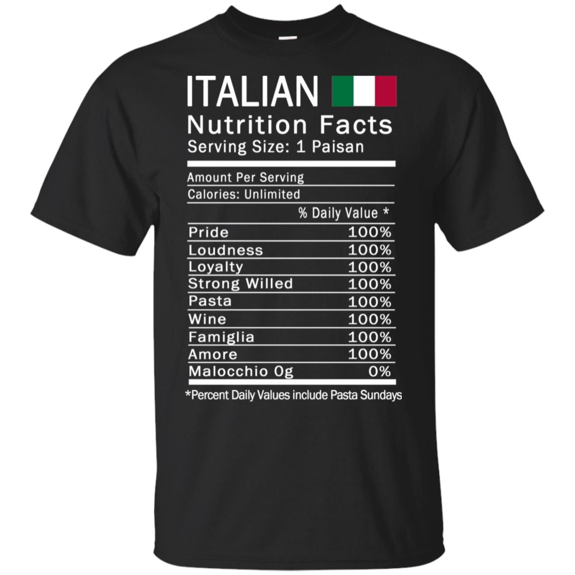 Italian Nutrition Shirts