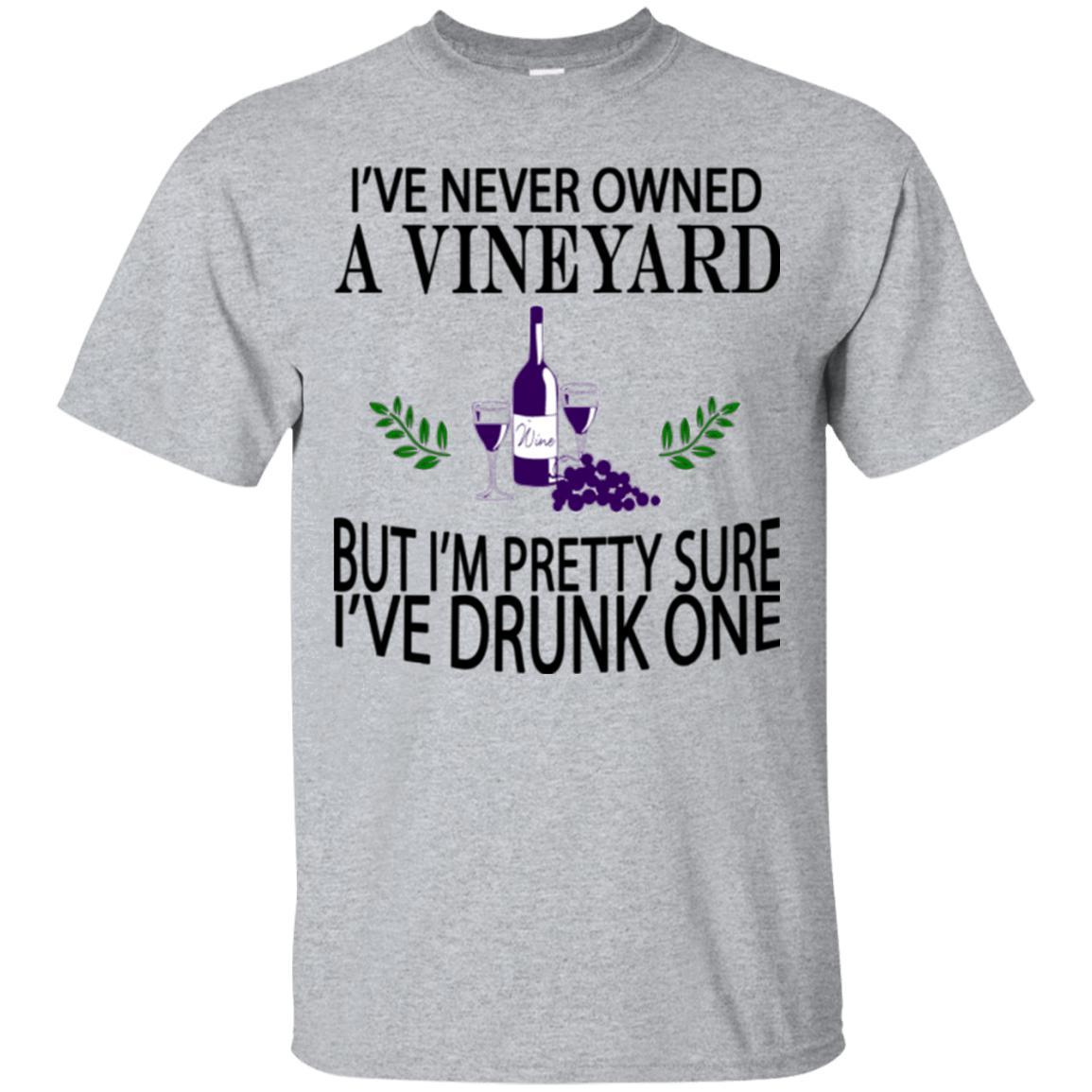 Drunk a Vineyard Wine Shirt