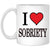 I Love Sobriety AA Alcoholics Anonymous Mug