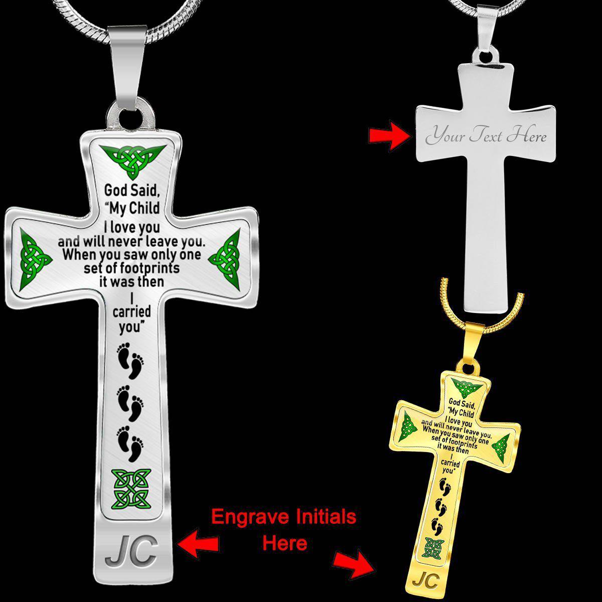 Irish Cross for Daughter or Son