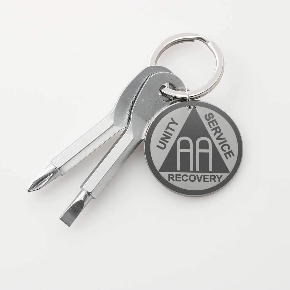 AA Keychain with Tools