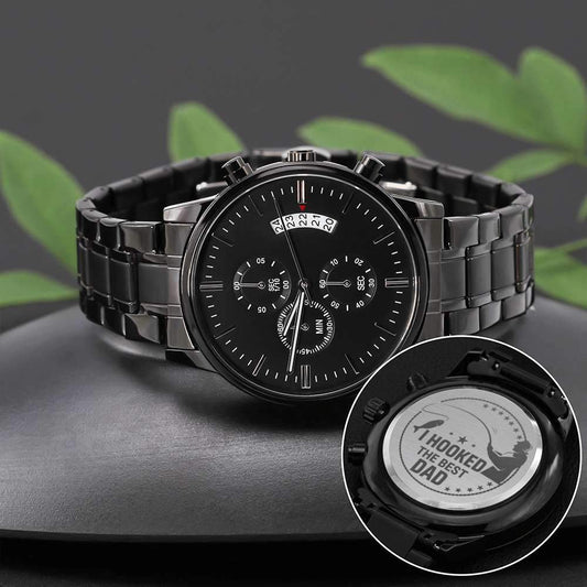Fisherman Dad Watch - Engraved on Back