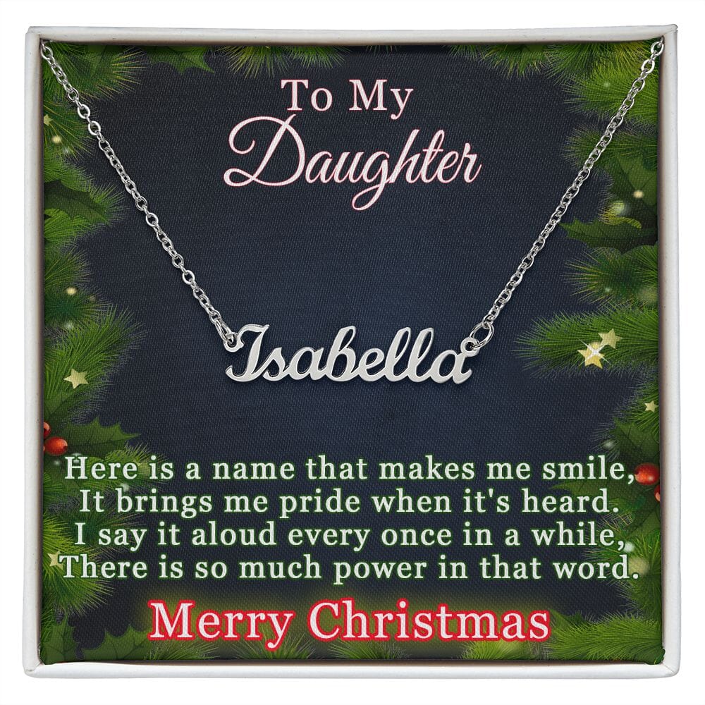 Custom Name Necklace For Daughter