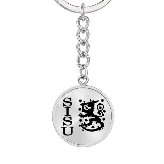 Finnish Sisu Keychain - Engraving Option