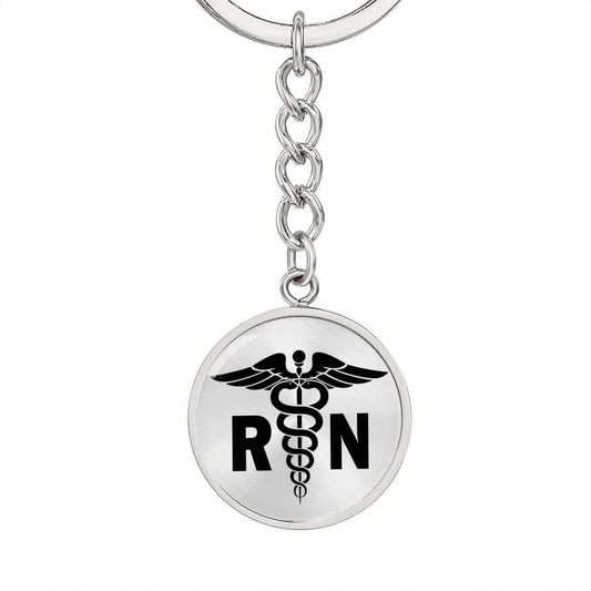 RN Nurse Keychain - Engraving Option